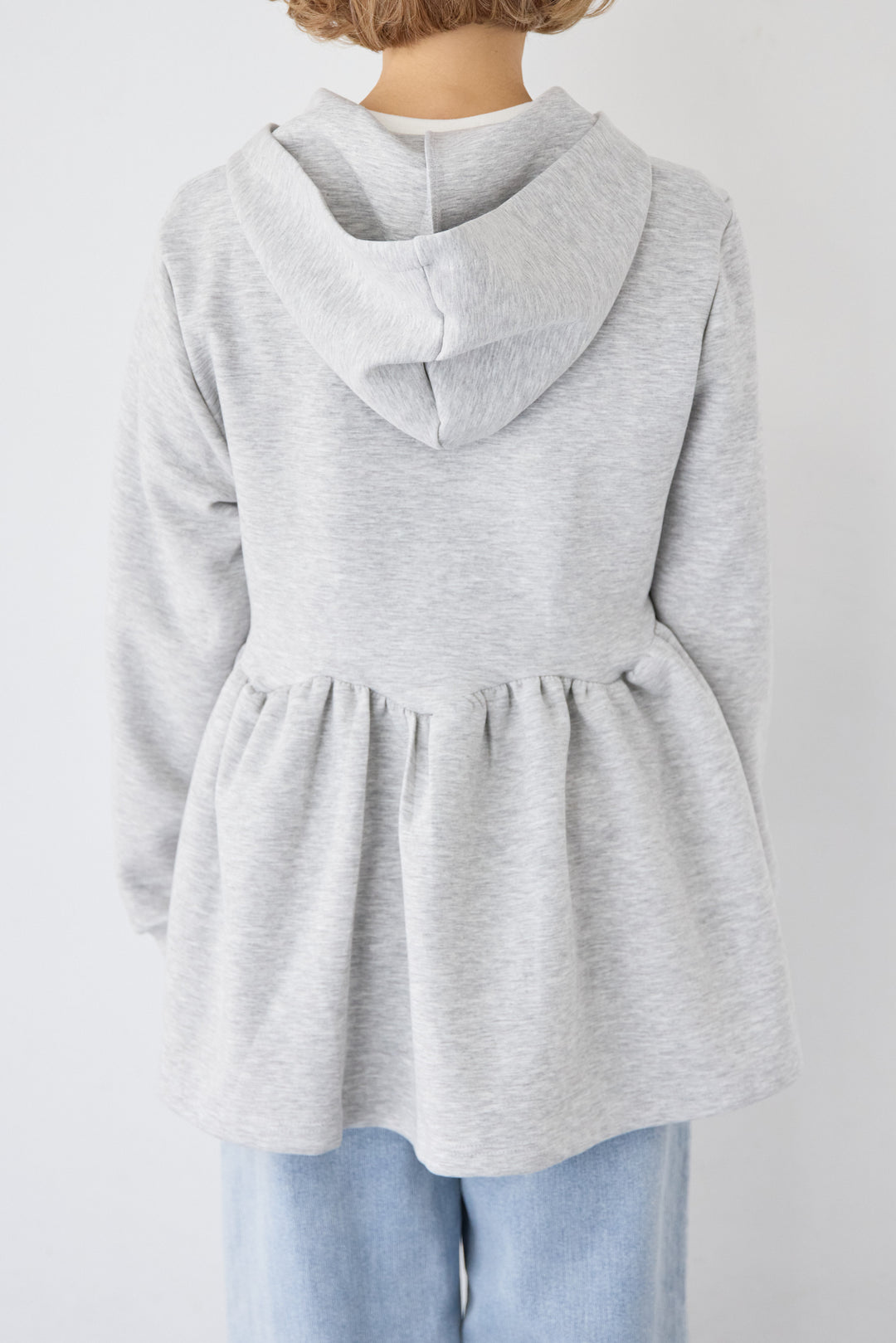 ペプラムフレアパーカー