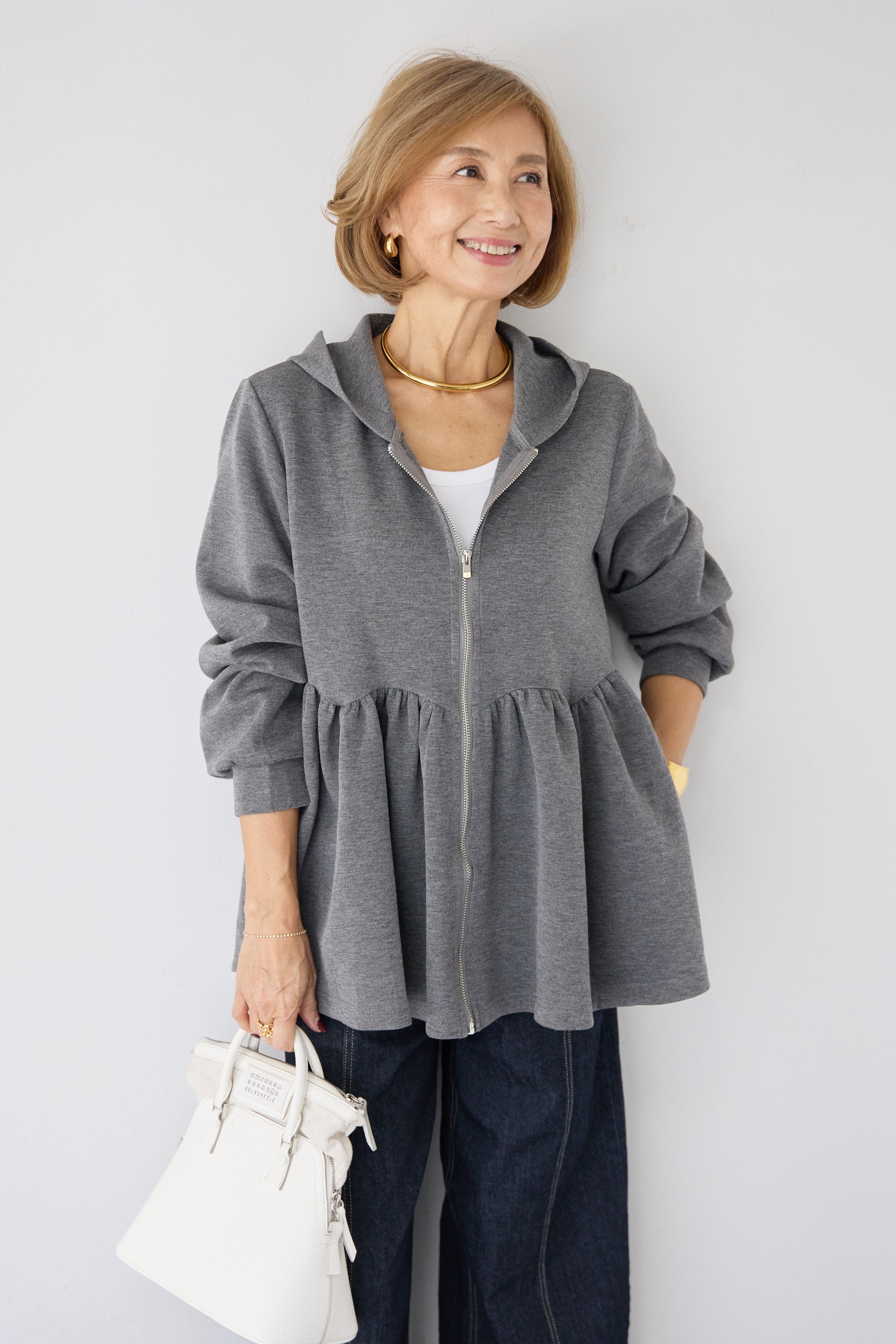 OTOHAニットアンサンブル　グレー CARDIGAN Collection – plusotoha