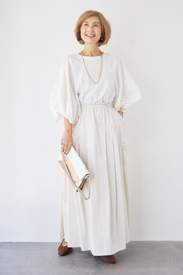 サイドドロストポケットスカート