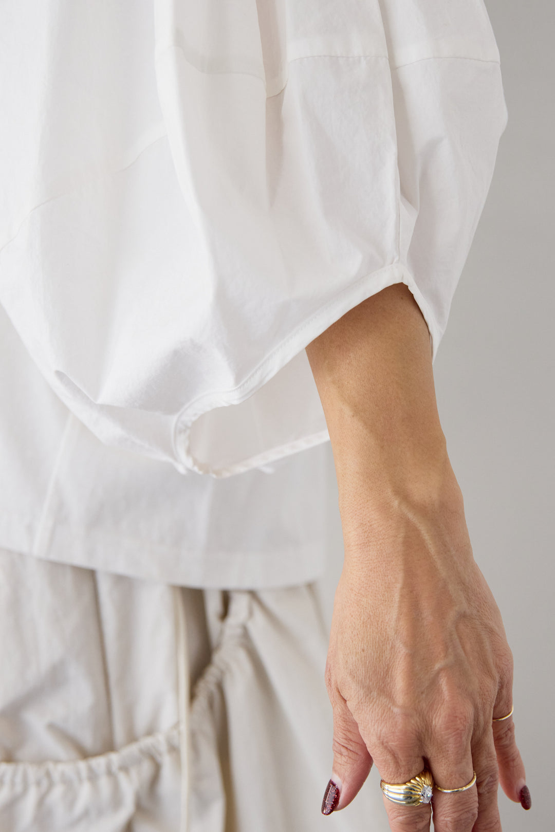 [SET]ランタンスリーブプルオーバー+サイドドロストポケットスカート(2set)