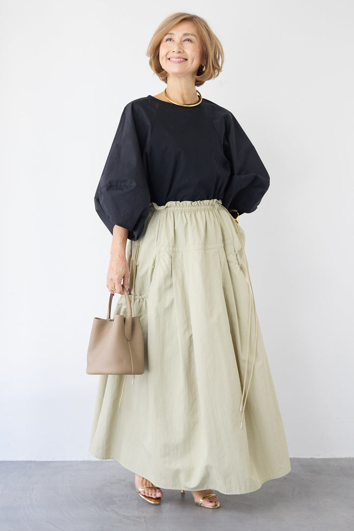 サイドドロストポケットスカート