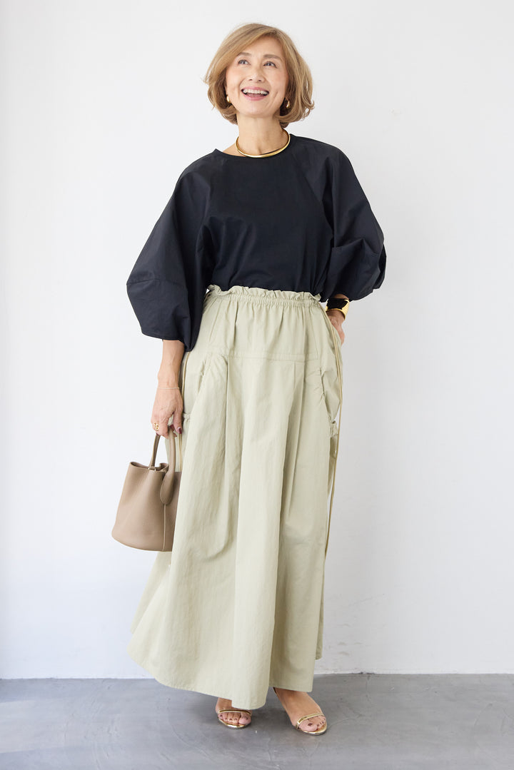 サイドドロストポケットスカート