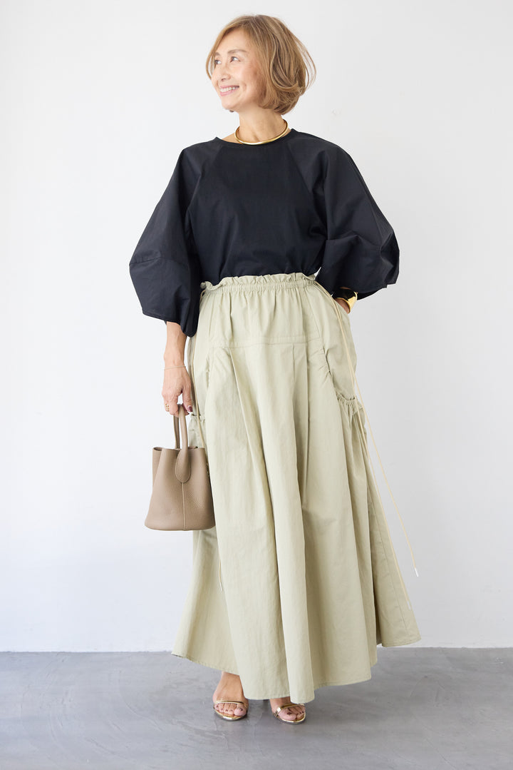 サイドドロストポケットスカート