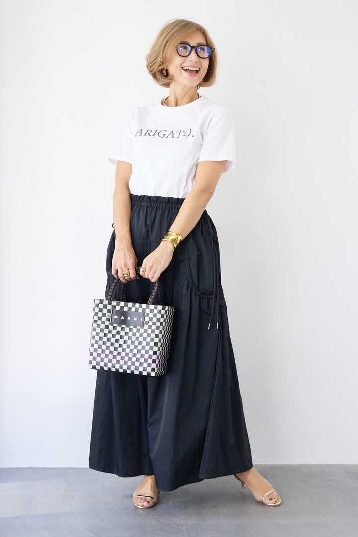 サイドドロストポケットスカート