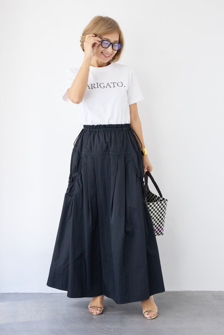 サイドドロストポケットスカート