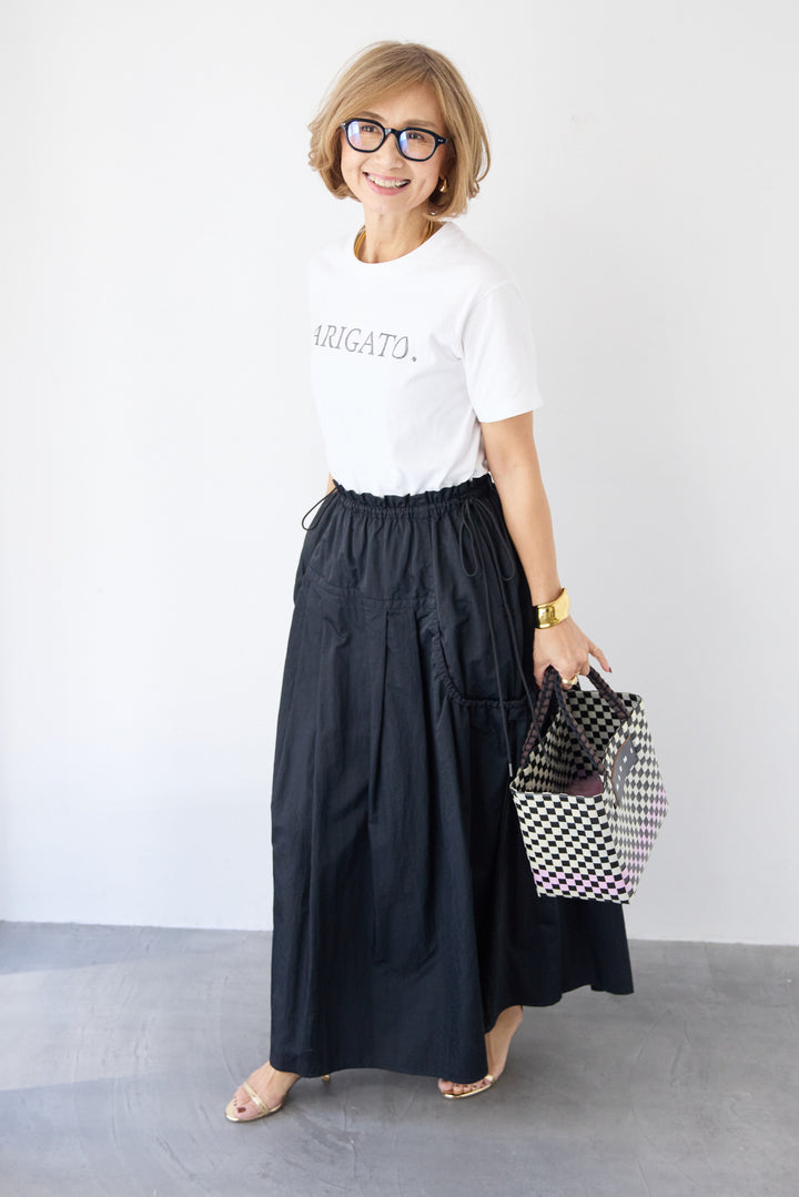 サイドドロストポケットスカート