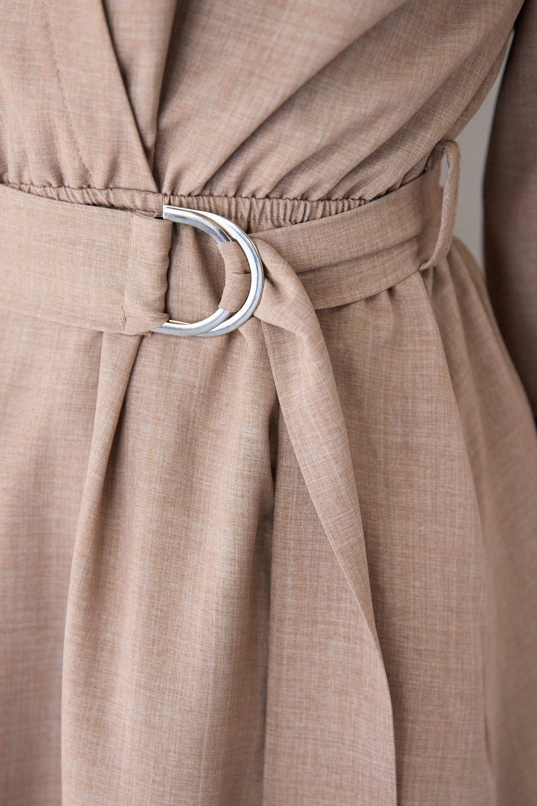 ウエストマークシャツワンピース