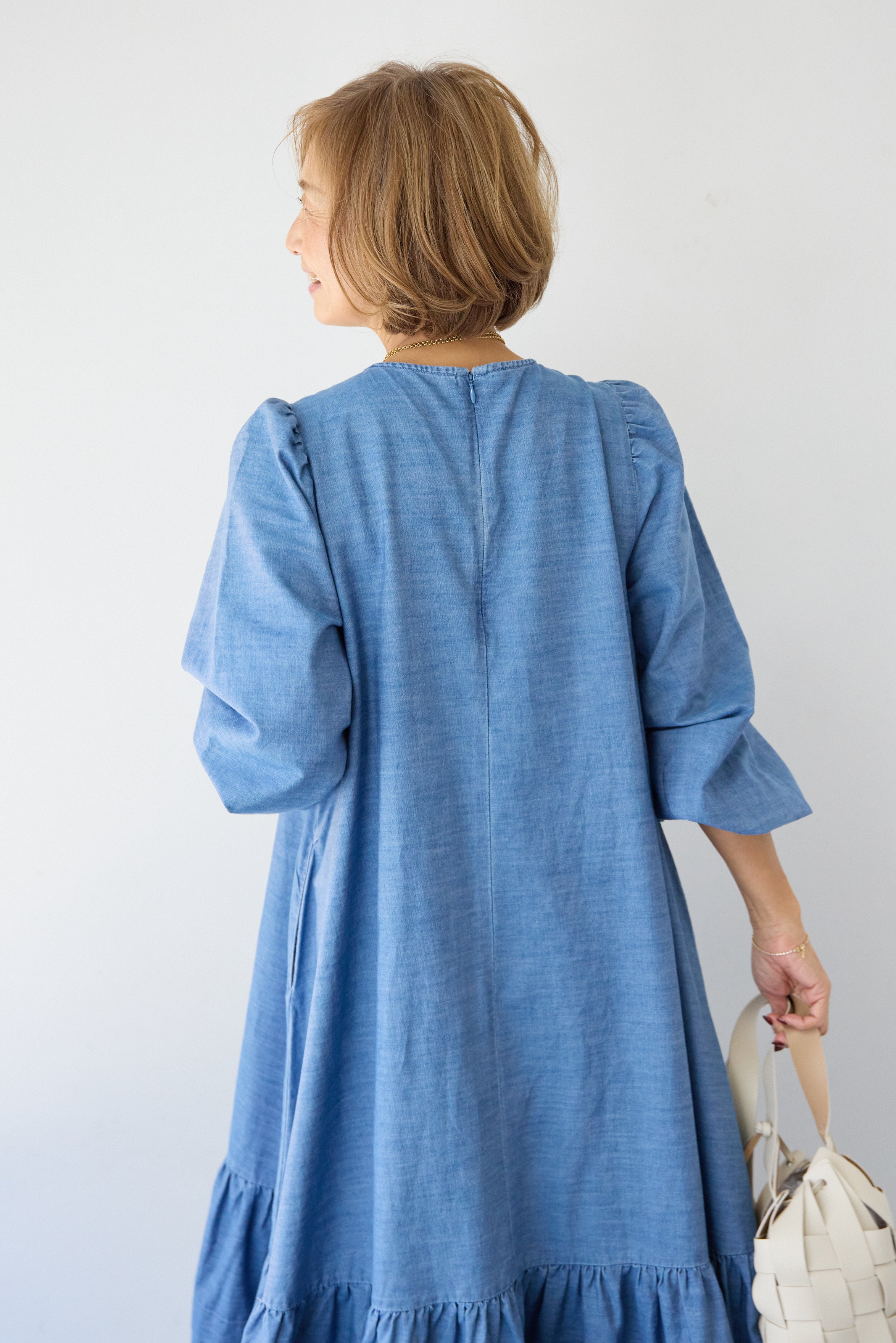 ティアードデニムワンピース – plusotoha