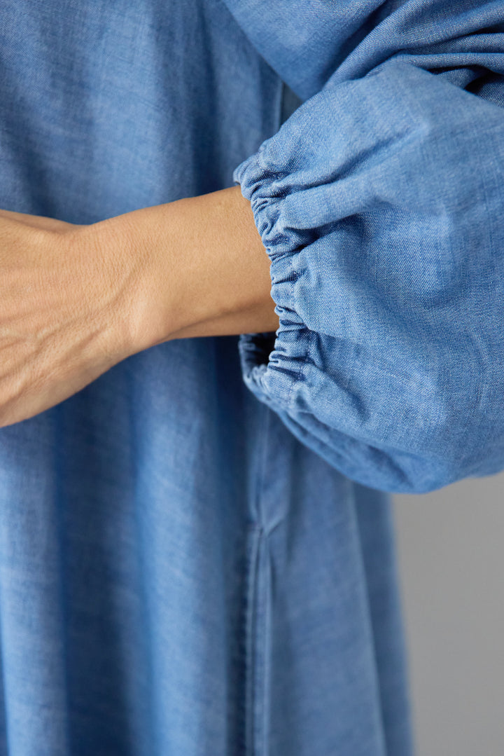 ティアードデニムワンピース