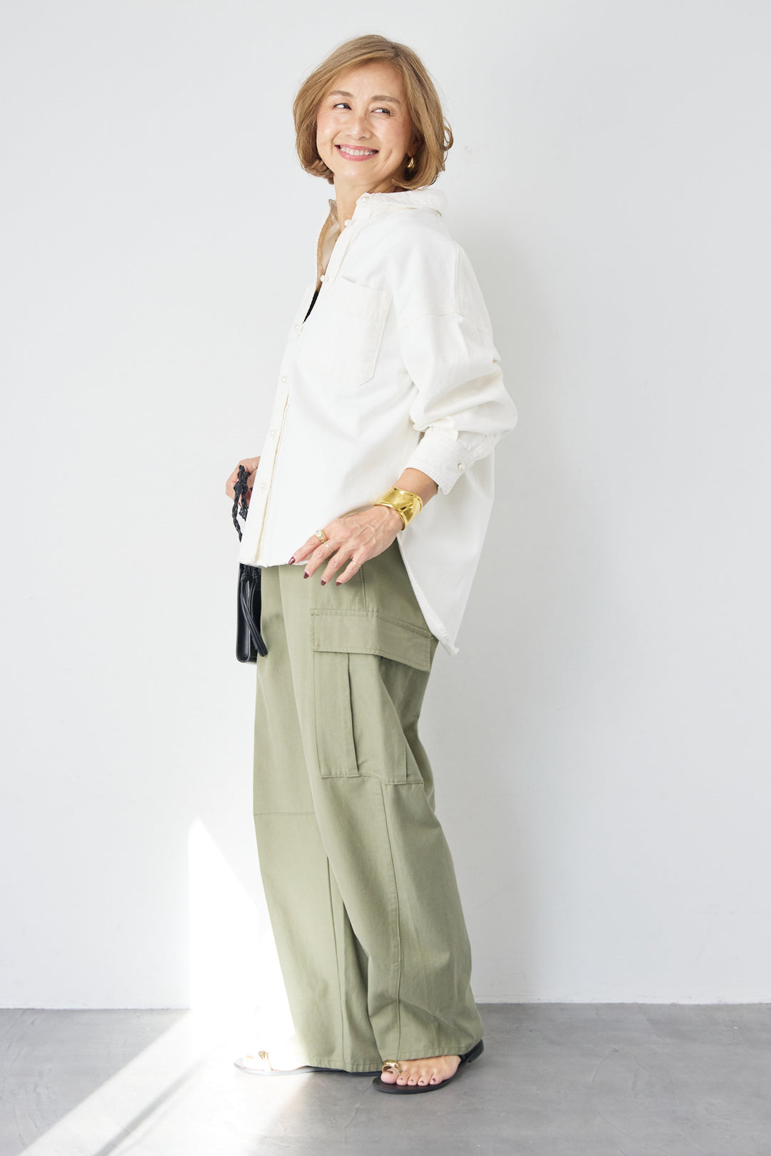 テンセルカーゴパンツ