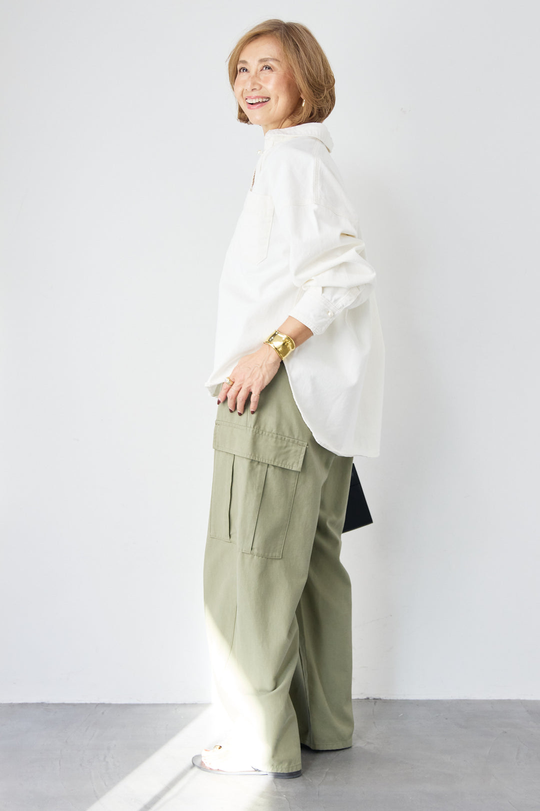 テンセルカーゴパンツ