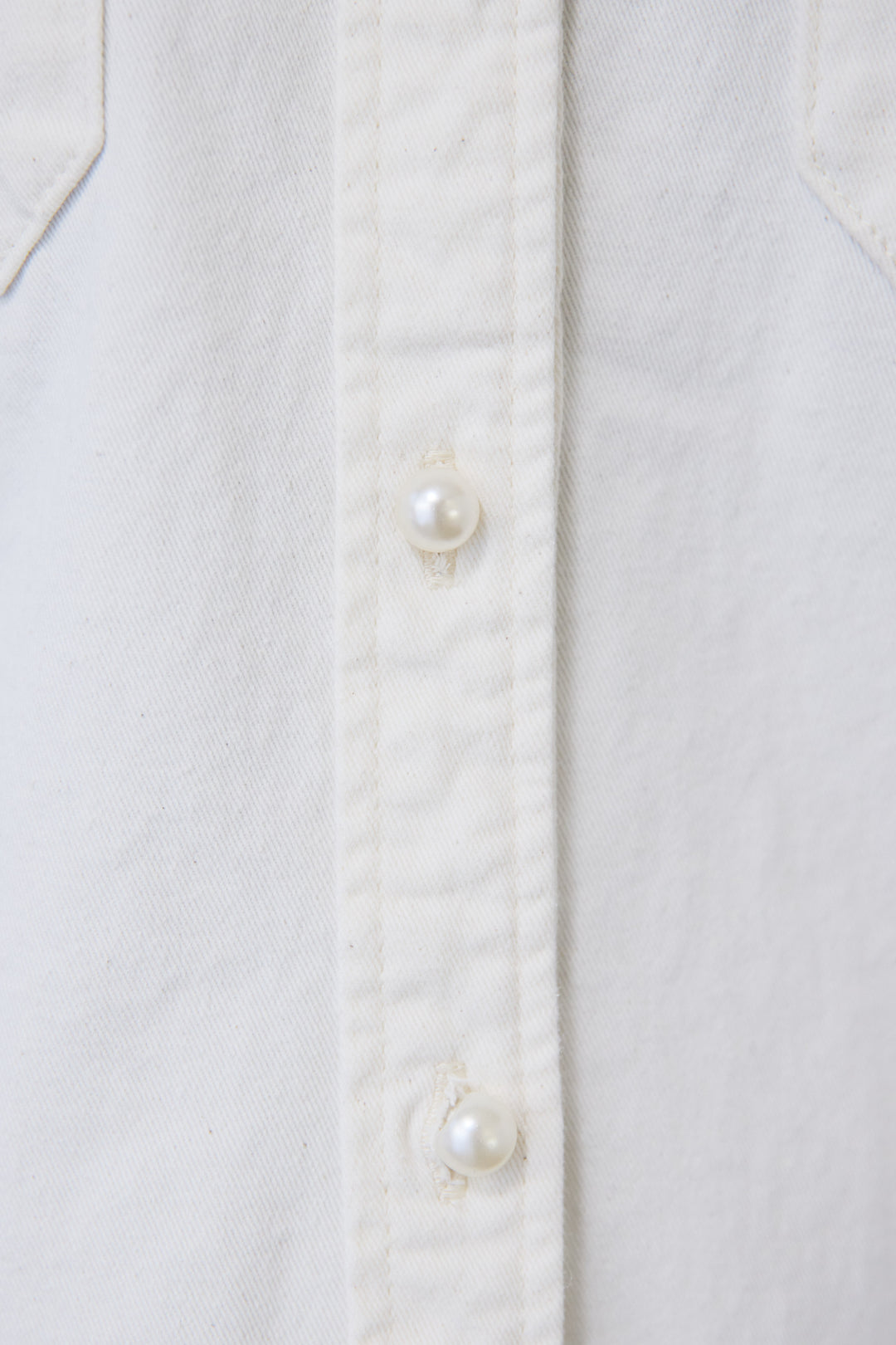 [SET]パールボタンデニムシャツ+テンセルカーゴパンツ(2set)