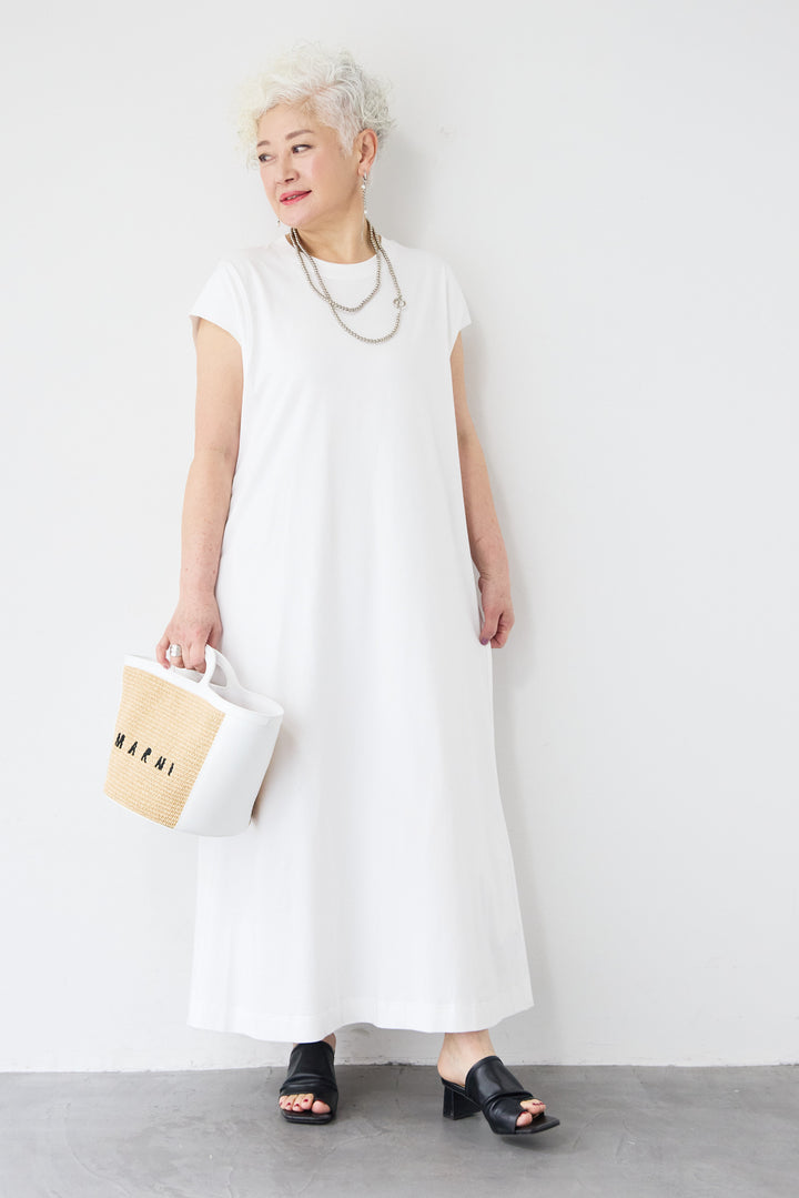 フレンチスリーブTワンピース