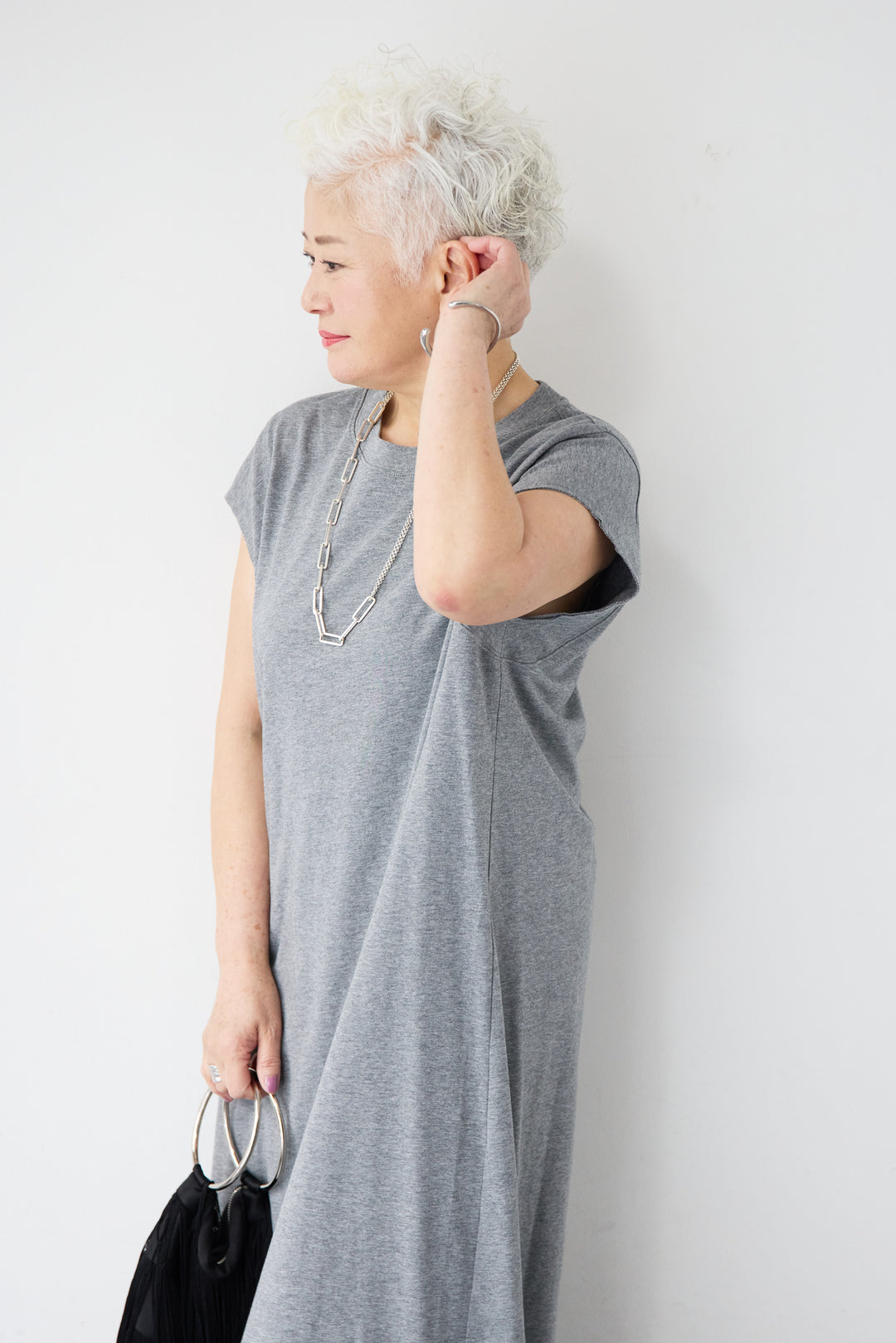 フレンチスリーブTワンピース