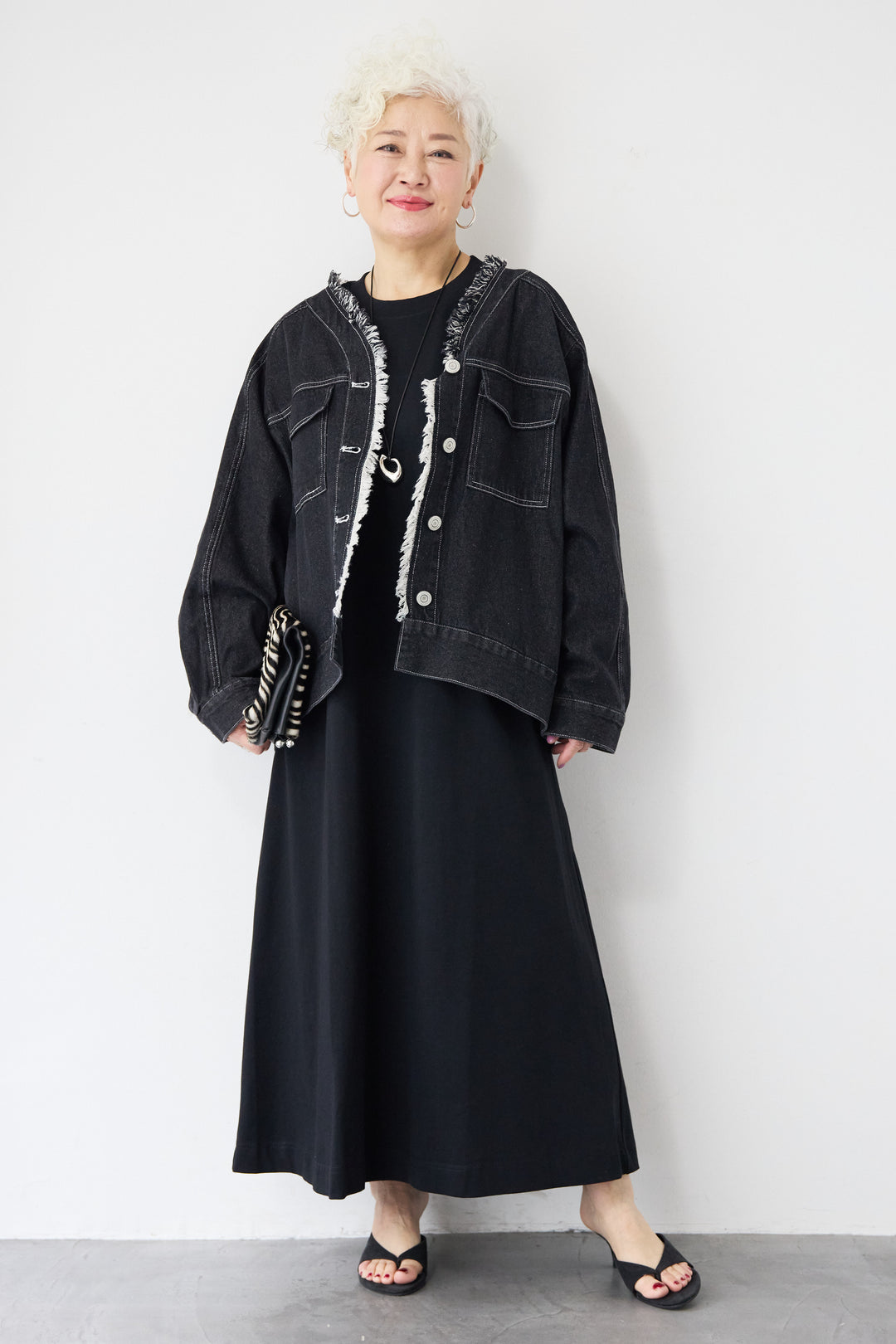 フレンチスリーブTワンピース