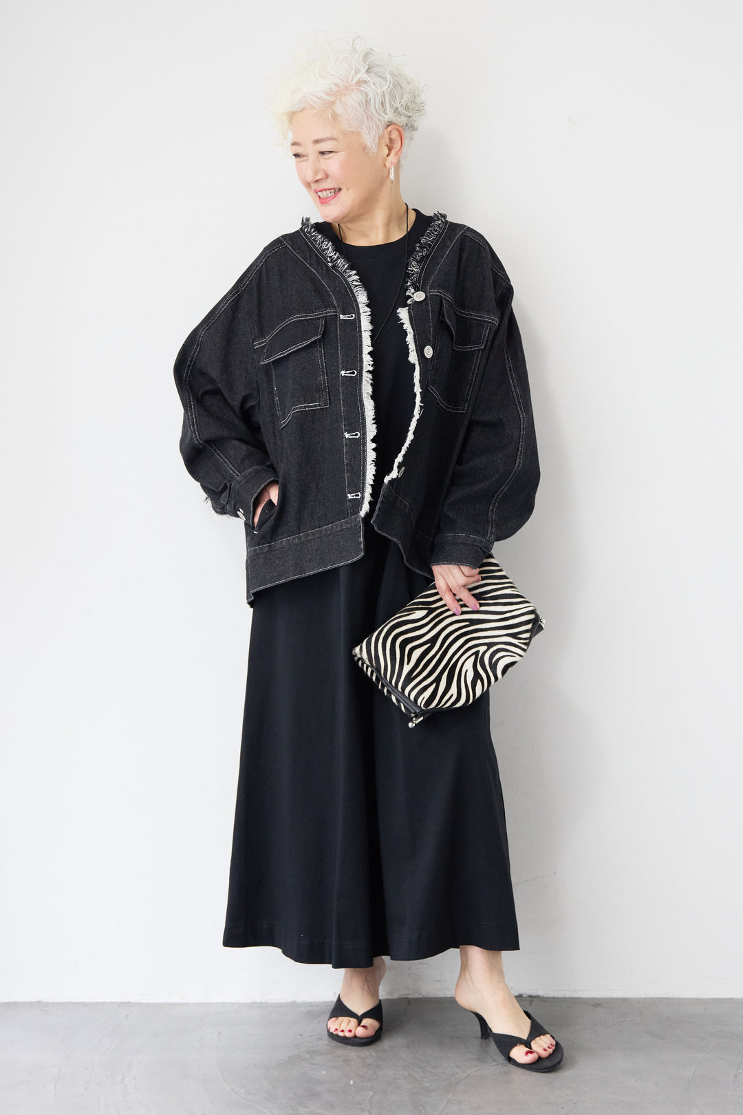 フレンチスリーブTワンピース