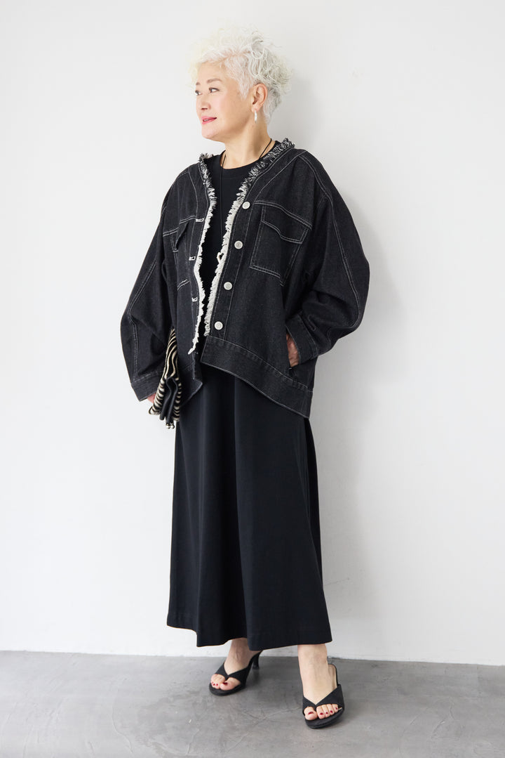 フレンチスリーブTワンピース