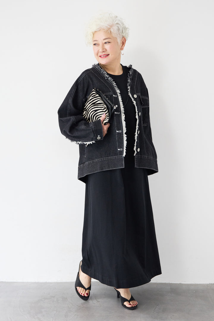 フレンチスリーブTワンピース