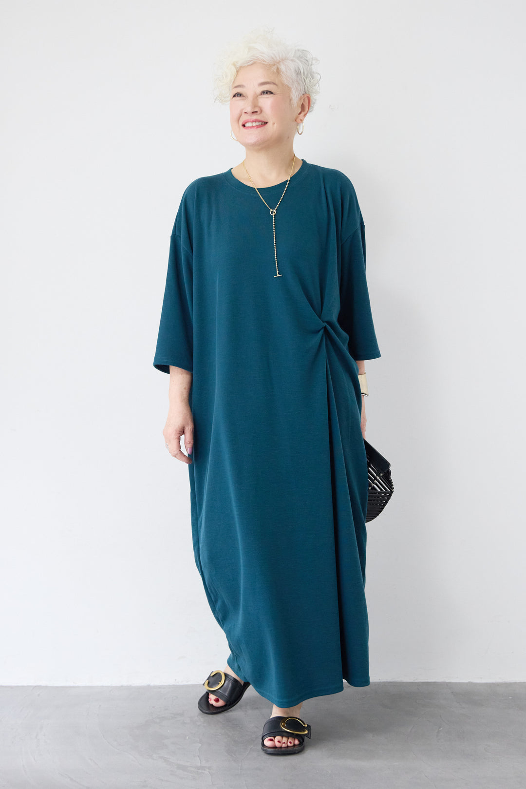 ツイストデザインワンピース