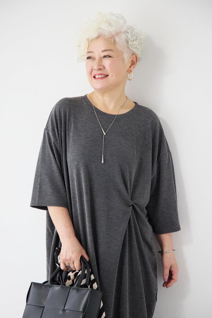 ツイストデザインワンピース