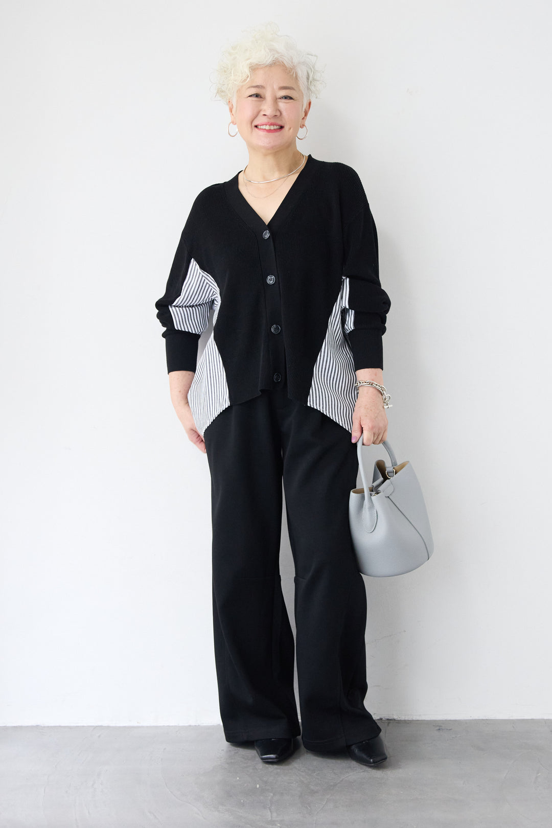 スウェットカーブスラックスパンツ