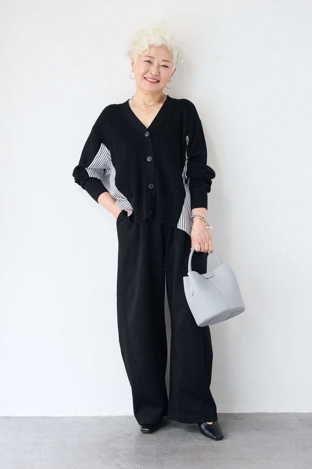 スウェットカーブスラックスパンツ