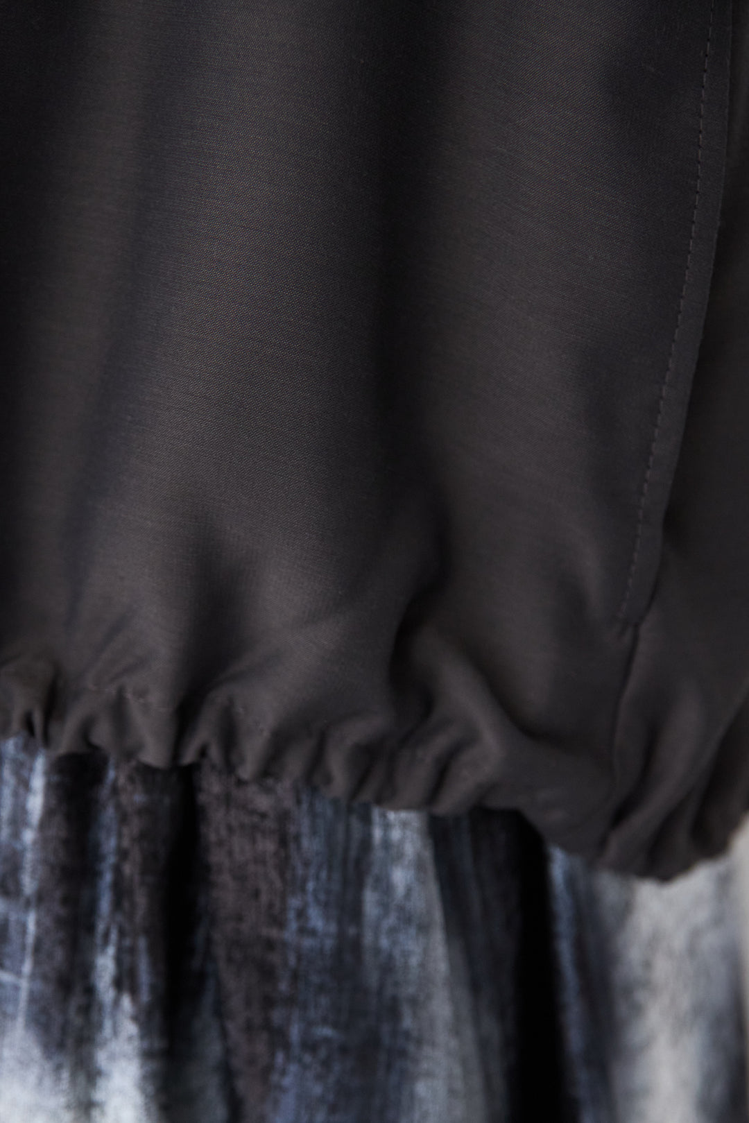 スラブリネン フーディショートブルゾン