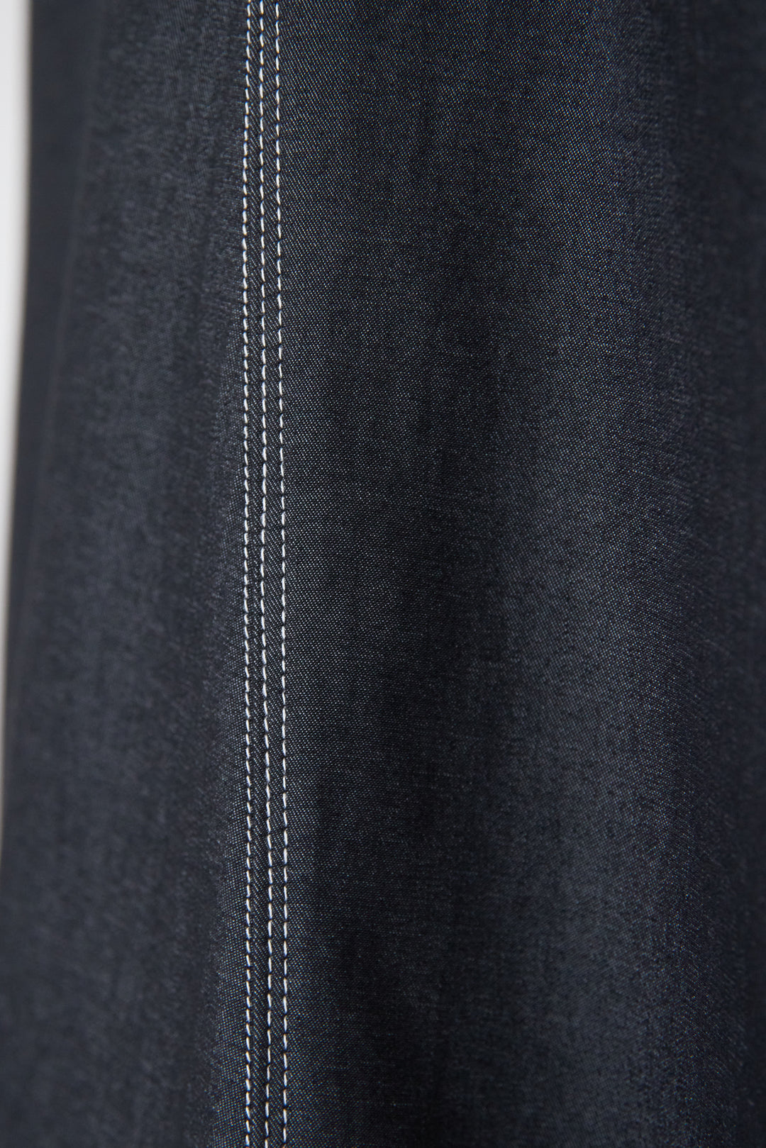 ソフトデニムステッチワンピース