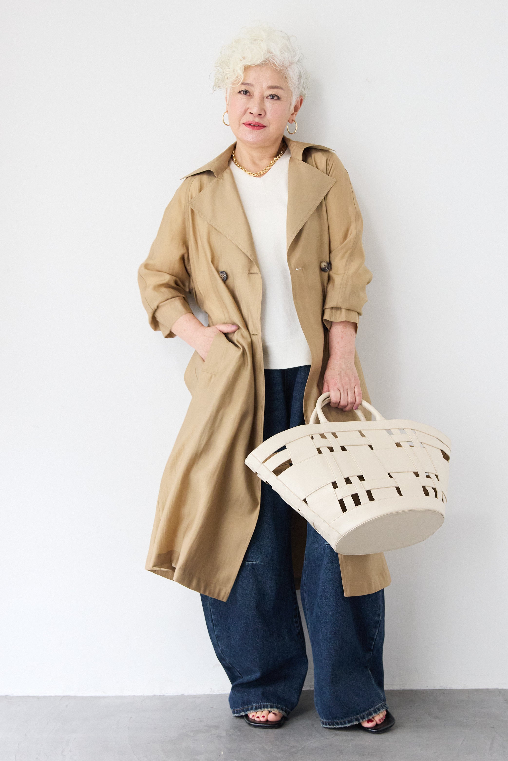 【新品未使用タグ付き】PLUS OTOHA プラスオトハ ショートトレンチコート OUTER COLLECTION – plusotoha