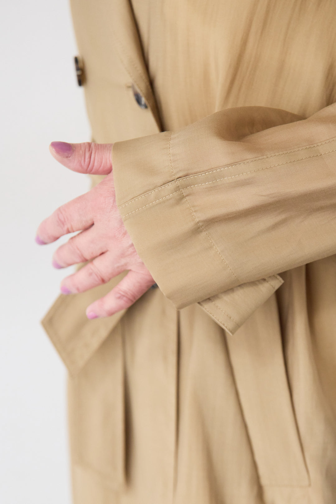 シアータフタトレンチコート