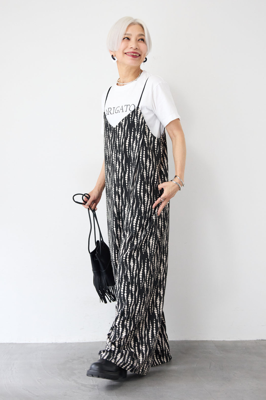 ラップキャミサロペット