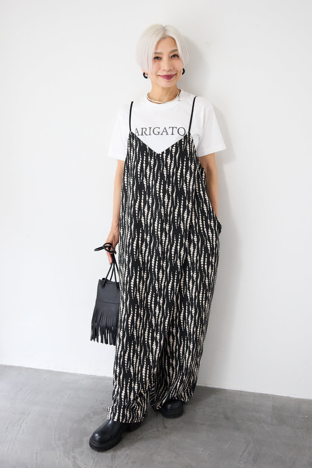 ラップキャミサロペット