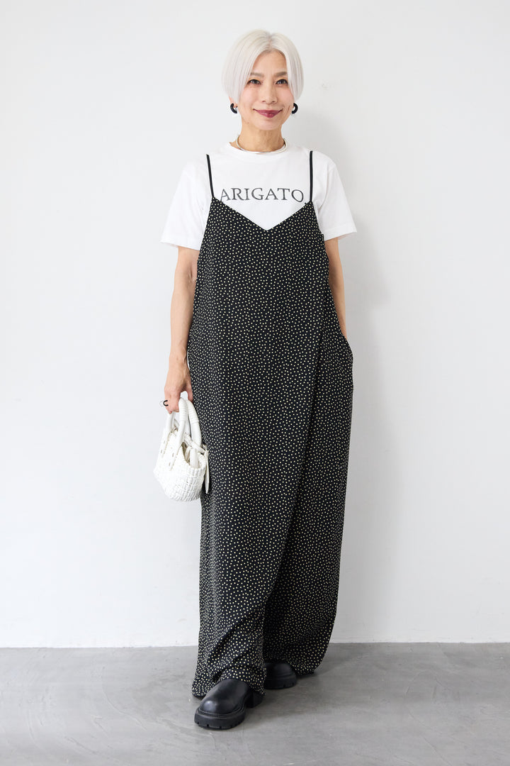 ラップキャミサロペット