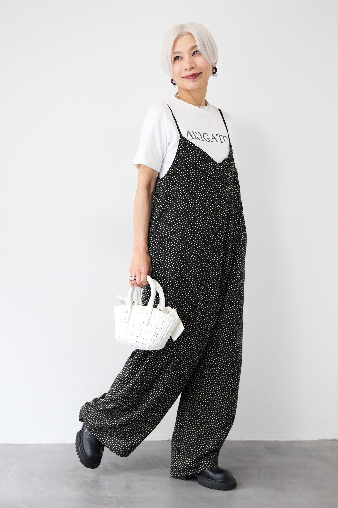 ラップキャミサロペット