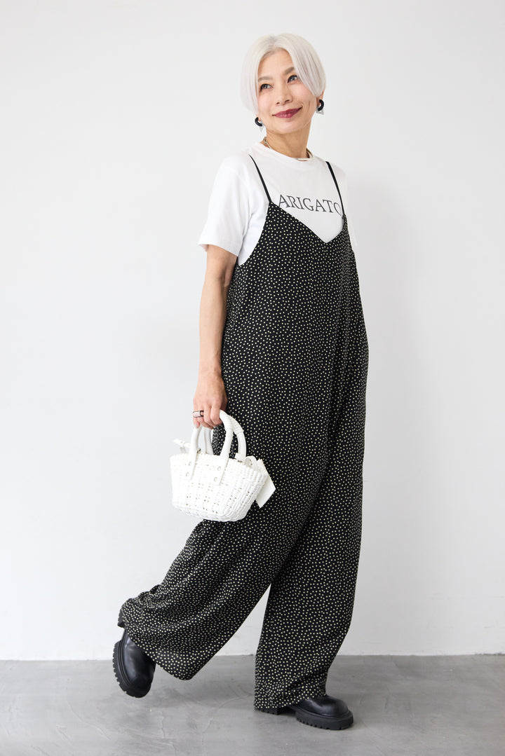 ラップキャミサロペット