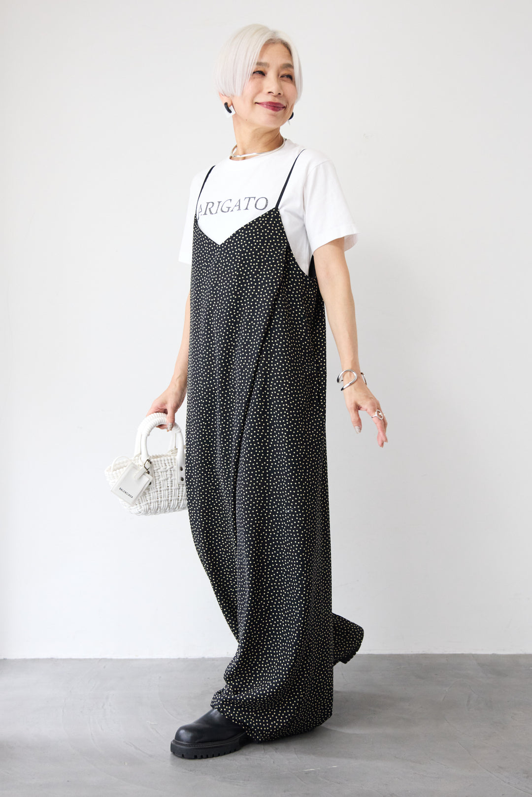 ラップキャミサロペット