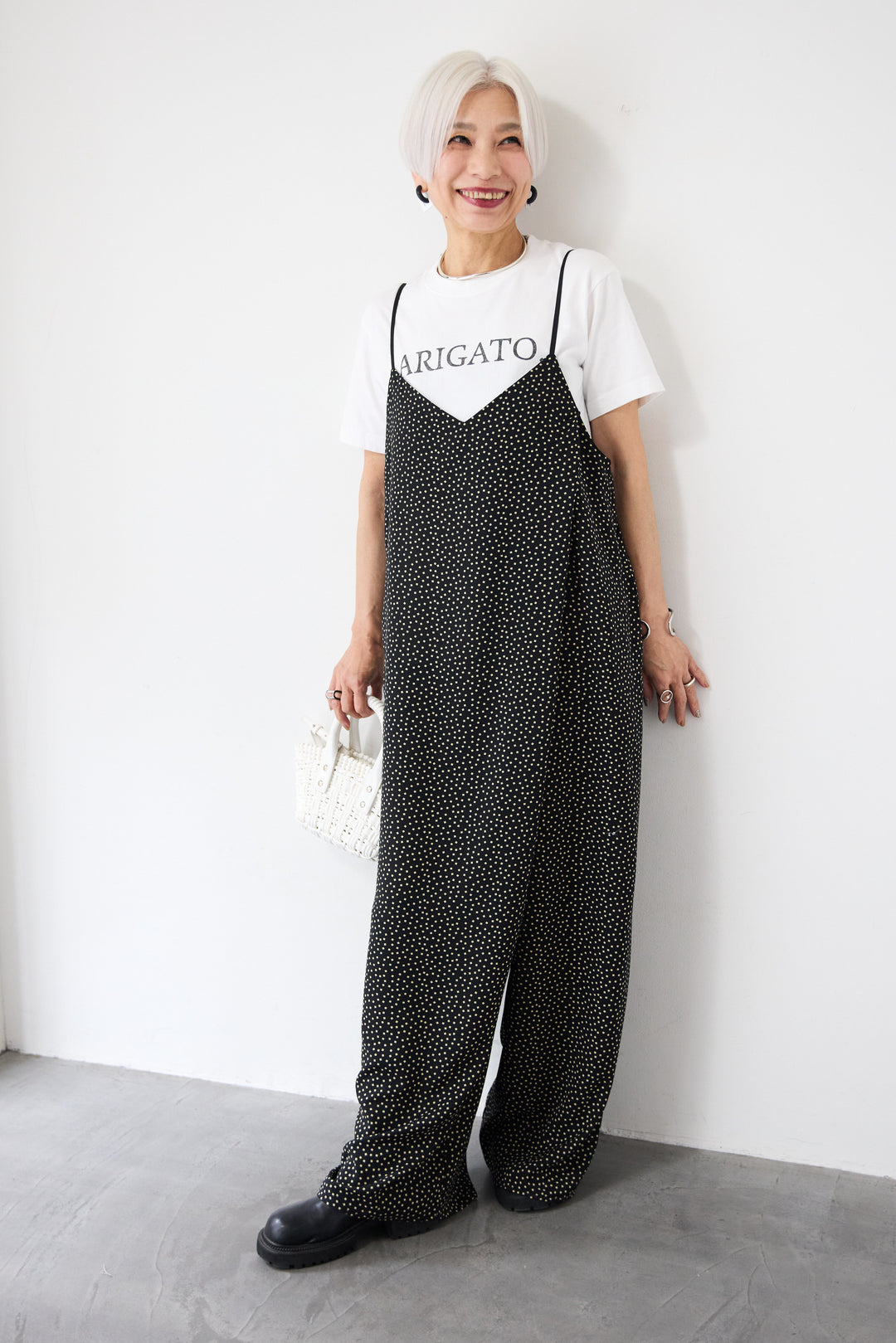 ラップキャミサロペット