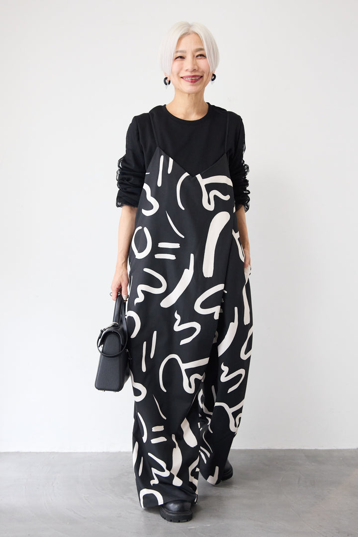 ラップキャミサロペット