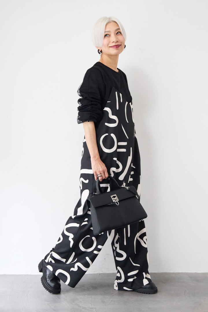 ラップキャミサロペット