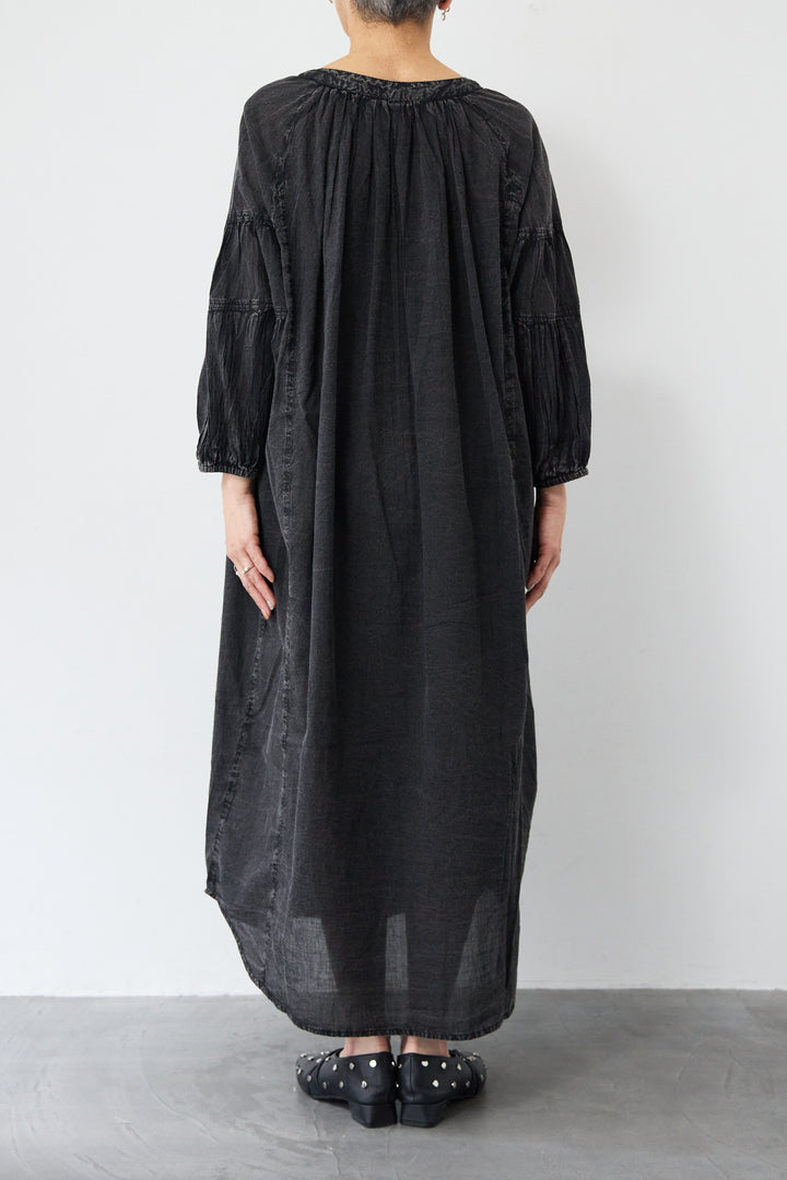 ヴィンテージライクギャザーワンピース