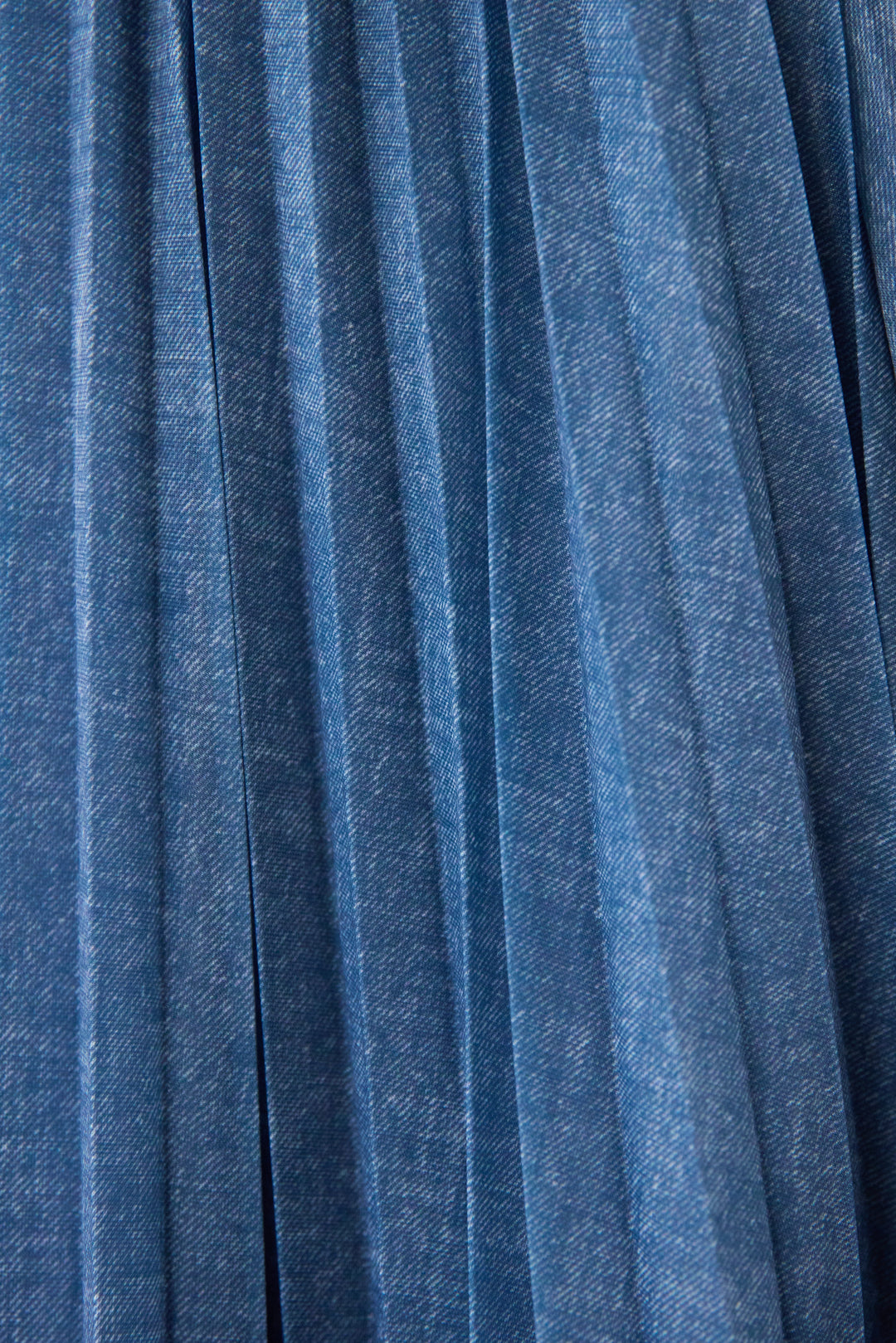 シアーデニムプリーツスカート