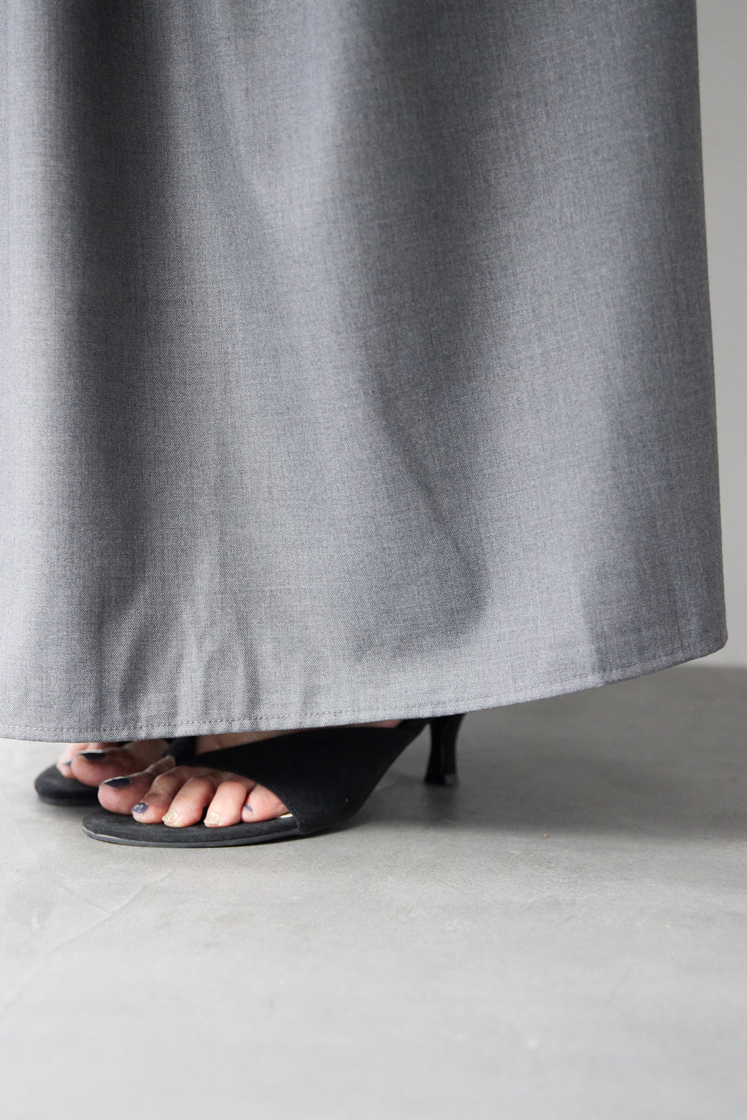 ボリュームタックフレアスカート