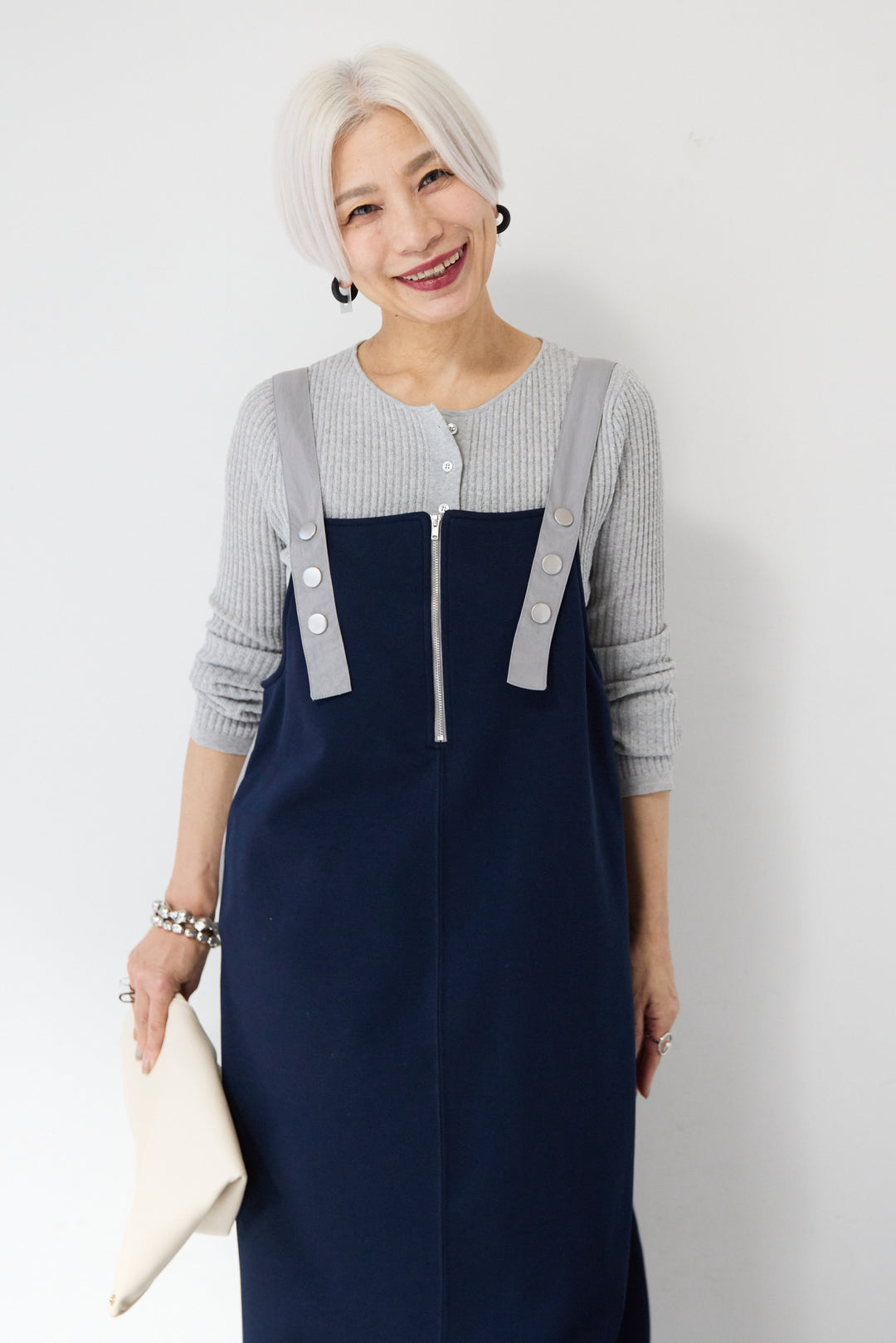 ワークデザインジャンパースカート