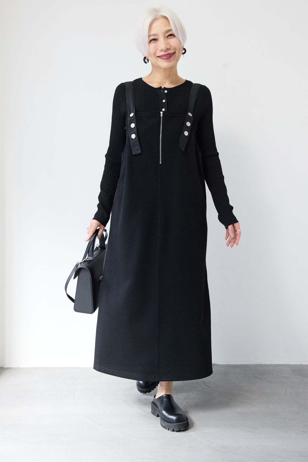 ワークデザインジャンパースカート