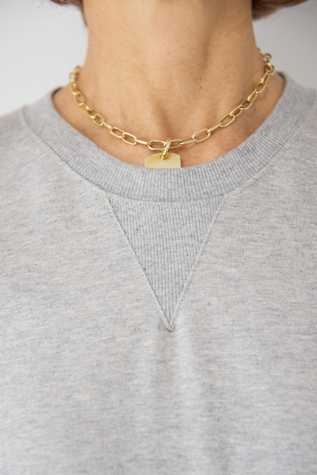 スウェット サイドスリット ロングワンピース