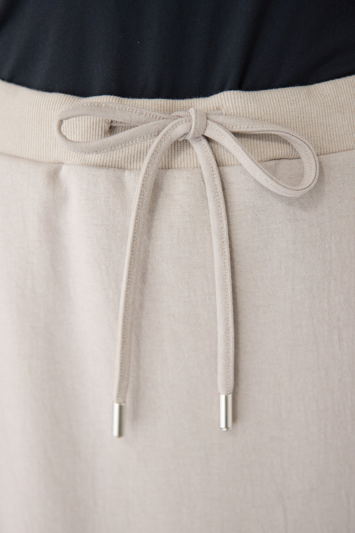 【セットアップ対応】リブウエスト・ロングタイトスカート