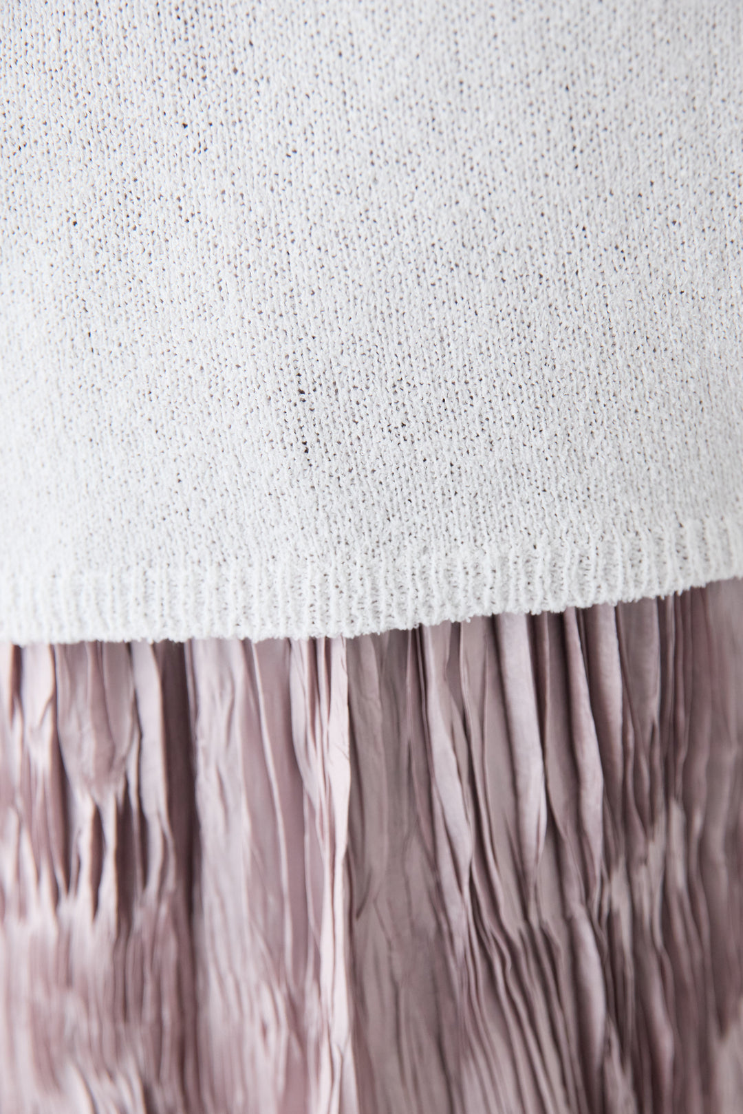 ボートネック シアーニット プルオーバー