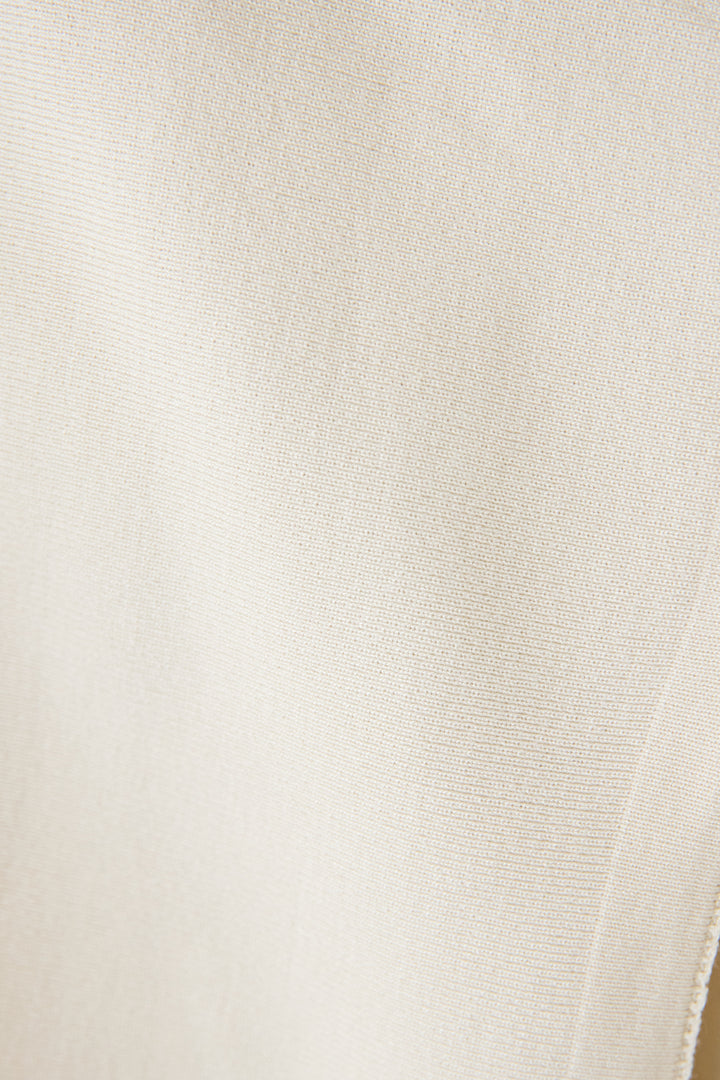 Vネックオーバーニット×ワイドパンツ ニットセットアップ