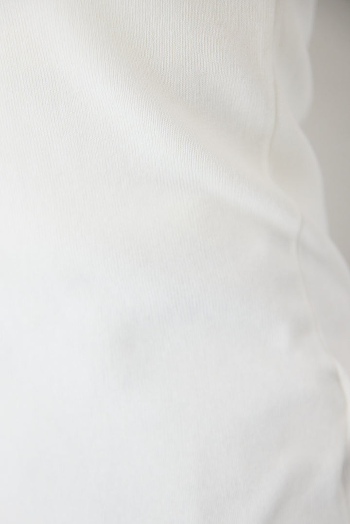 2WAY スクエア＆Vネック リブニットタンクトップ