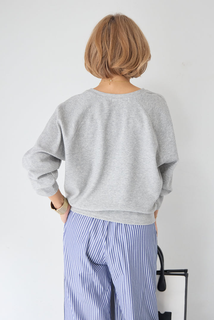 Vネック ラグラン カットソー